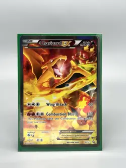 Pokemon TCG Charizard EX XY121 Black Star Promo Full Art Holo Card 2016 - Image 1