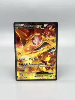 Pokemon TCG Charizard EX XY121 Black Star Promo Full Art Holo Card 2016 - Image 2