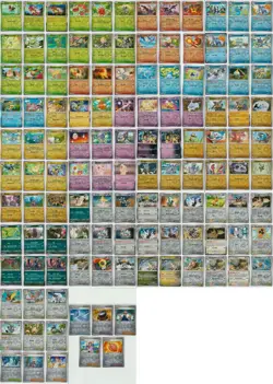 Pokemon SV STELLAR CROWN - 123 Card Lot - Holo / Reverse Holo - No Duplicates - Image 1