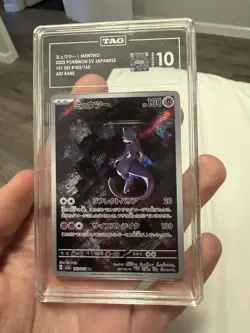 TAG 10 Gem Mint Mewtwo 183/165 Art Rare Japanese 151 sv2a Pokemon Card - Image 1