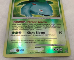2007 Pokemon/Nintendo Secret Wonders Venusaur Lv 51 Hp 130 #20/132 Holo Card - Image 3
