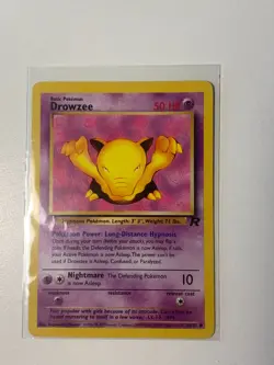Drowzee 54/82 Team Rocket - WOTC Pokemon Card TCG non holo - Image 1