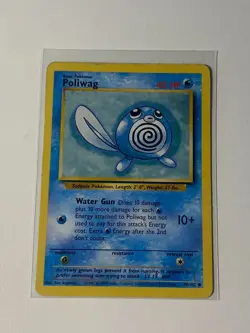 Poliwag 59/102 - Pokemon card TCG Base Set (1999) - non holo - WOTC - Image 1