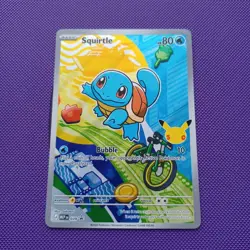Pokemon TCG Squirtle MEP 039 First Partners Promo Card 30th Anniversary - Image 1