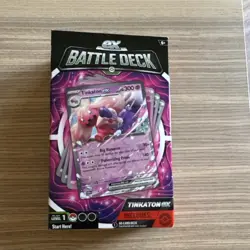 Pokemon Trading Card Game ex Battle Deck Tinkaton ex Sealed 60-Card Deck - Image 1