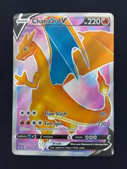 Charizard V SWSH050 - Black Star Promo - Near Mint NM Pokemon Card - Image 1