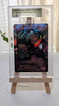 BGS 10 Clive, Ifrit's Dominant (Borderless Surge Foil) Final Fantasy -MTG - Image 3