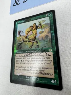 Genesis - Judgment FOIL - Magic The Gathering MTG - Signed - Image 3