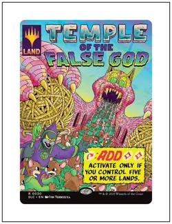 1x Temple of the False God, Secret Lair Countdown Drop, Magic MTG NM - Image 1