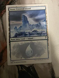 Near Mint x 1 Snow-Covered Island Mystery Booster 2 - Image 1