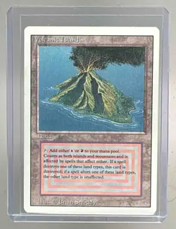 Volcanic Island 1994 Magic: The Gathering Revised Edition (A) - Image 1