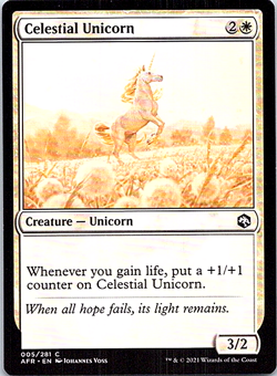 Celestial Unicorn Adventures In The Forgotten Realms Near Mint 4x x4 - Image 1