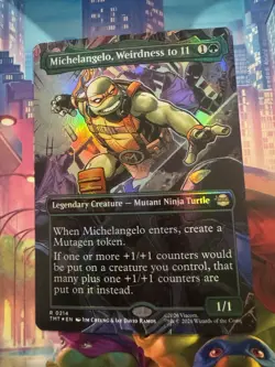 Michelangelo, Weirdness to 11 (Borderless) Teenage Mutant Ninja Turtles Foil - Image 1