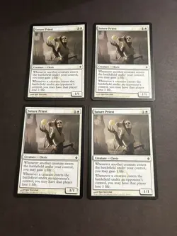 4x Suture Priest - New Phyrexia - NM+ Unplayed- Magic The Gathering MTG - Image 1