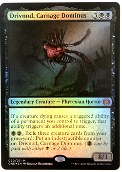 MTG Drivnod, Carnage Dominus *FOIL* Phyrexia: All Will Be One 090/271 NM - Image 1