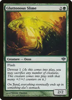 FOIL Gluttonous Slime, Conflux, #83 MTG - Image 1