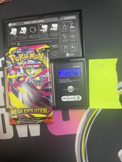 22.40g VERY HEAVY Mega Evolution Pokemon Sealed Booster Pack New SIR/HRU - Image 1