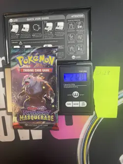 21.28g VERY HEAVY Twilight Masquerade Pokemon Sealed Booster Pack New SIR/HRU - Image 1
