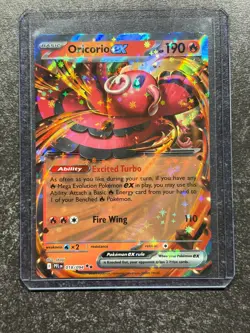 2025 Mega Evolution Phantasmal Flames Oricorio EX Double Rare Holo RR #18/94 - Image 1