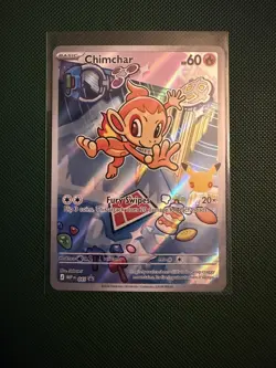 2026 Pokemon TCG 30th Anniversary First Partner Black Star Promo Chimchar 041 - Image 1