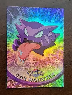 MP! Rainbow Foil Haunter #93 Topps Pokemon 2000 Series 1 TV AnimationEdition - Image 1