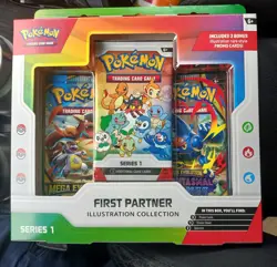 Pokemon TCG: First Partner Illustration Collection Series 1 Factory Sealed Box - Image 1