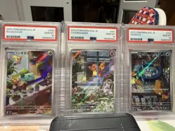 2023 Pokemon SVG Bulbasaur, Charmander, Squirtle PSA10 (Sequential Numbers) - Image 1