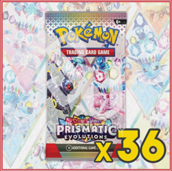 Pokemon prismatic evolutions booster box (36 packs/ 360 pieces) - Image 2