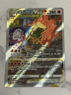 Pokemon Sword & Shield Black Star Promo Charizard Vstar Holo SWSH262 - Image 1
