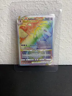 Pokemon Hisuian Typhlosion Vstar Rainbow 193/189 Astral Radiance Near Mint - Image 1