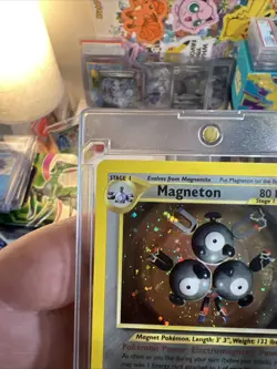 Pokemon TCG Magneton 10/64 Neo Revelation Holo - Image 3