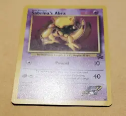 2000 Pokemon Sabrina's Abra Promo original owner never played - Image 3