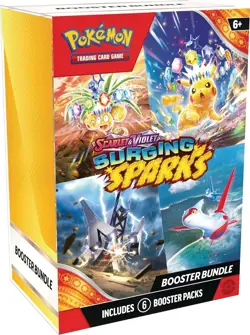 Pokemon TCG: Surging Sparks Booster Bundle (SEALED - 6 Booster Packs) - Image 1