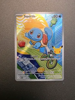 Pokemon 2026 First Partner Illustration Collection Series 1 Promo Squirtle NM - Image 1