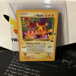 Pokemon TCG Birthday Pikachu #24 Celebrations 25th Anniversary - Image 1