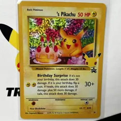 Pokemon TCG Birthday Pikachu #24 Celebrations 25th Anniversary - Image 3
