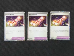 3x Rescue Board Play! Pokemon Prize Pack Series 159/162 Holofoil - Image 1