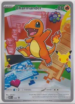 Pokemon - Charmander 038 Me: Mega Evolution Promo Holo First Partner - Image 1