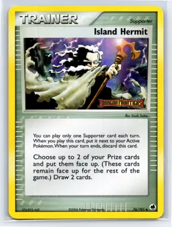 2006 Pokemon TCG - EX Dragon Frontiers Island Hermit Reverse Holo Stamped 76/101 - Image 1