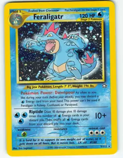 Feraligatr - Holo - 5/111 Neo Genesis - Pokemon TCG - 2000 - Image 1