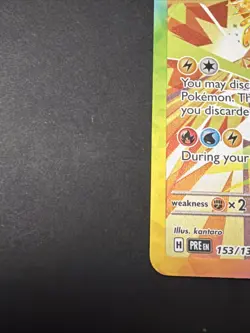 Pokemon Jolteon ex 153/131 Prismatic Evolutions Holo SIR 260 HP Flashing Spear - Image 5
