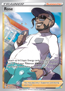 Rose (071/072) Full Art Ultra Rare | Pokemon SWSH Shining Fates | Near Mint - Image 1