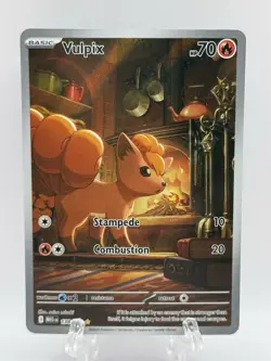 Pokemon TCG Mega Evolution Vulpix 138/132 Special Illustration Rare Near Mint - Image 1