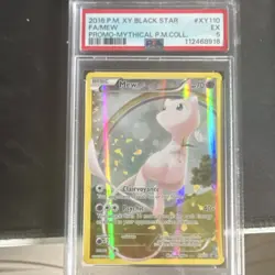 Pokemon Mew Holo EX Full Art XY Black Star Promo #XY110 PSA 5 - Image 1