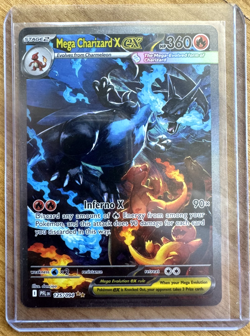 Mega Charizard X ex 125/094 Me02: Phantasmal Flames Holo Pokemon TCG SIR - Image 1