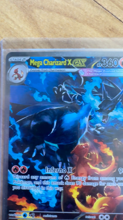 Mega Charizard X ex 125/094 Me02: Phantasmal Flames Holo Pokemon TCG SIR - Image 2