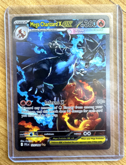 Mega Charizard X ex 125/094 Me02: Phantasmal Flames Holo Pokemon TCG SIR - Image 3