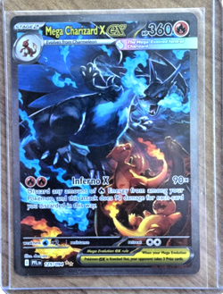 Mega Charizard X ex 125/094 Me02: Phantasmal Flames Holo Pokemon TCG SIR - Image 4