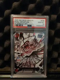 Divine Departure PSA 10 Event Manga Alt - One Piece OP10-019 Royal Blood English - Image 1