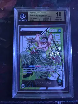 2026 BGS 10 One Piece Japanese Roronoa Zoro Serial For Asia OP12-020 #466 - Image 1